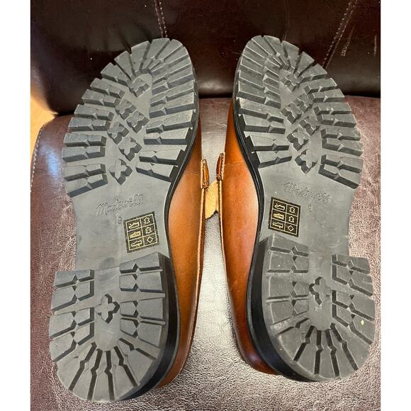 Madewell The Bradley Lugsole Brown Leather Loafer Ladies Women’s Size 9 NG674 - Picture 6 of 8